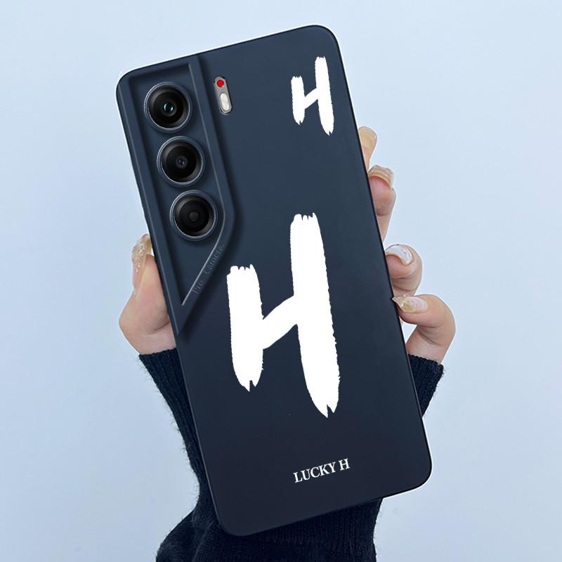 Чехол-бампер для Tecno Camon 40 Pro 4G, с lucky-буквой от A до Z, силиконовый, мягкий, для Tecno Camon40 40Pro CM5 CM6