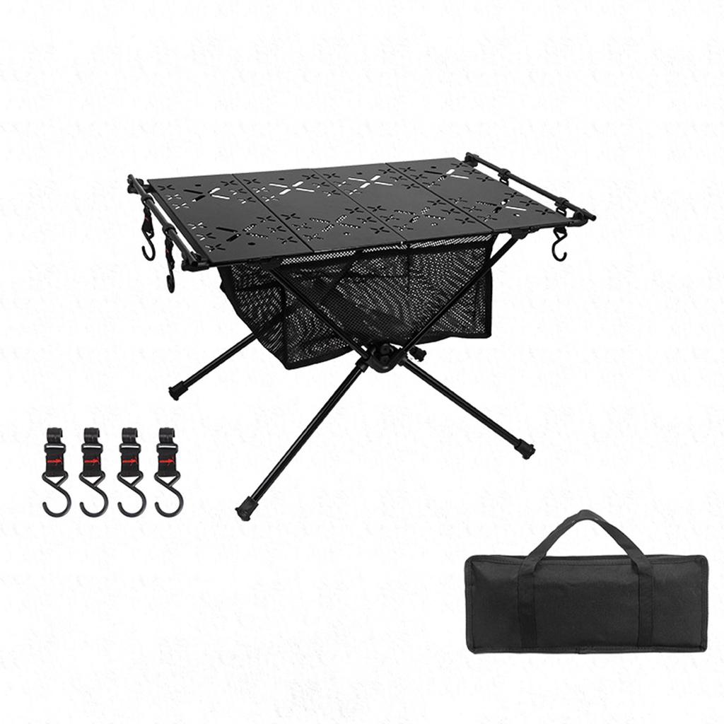 IGT Table Portable Aluminum Alloy Folding Table Multifunction Ultralight Barbecue Camping Table Hiking Roll Up Desk