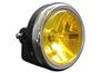 180 Headlight Multi Reflector Black Yellow Glass Lens Assy