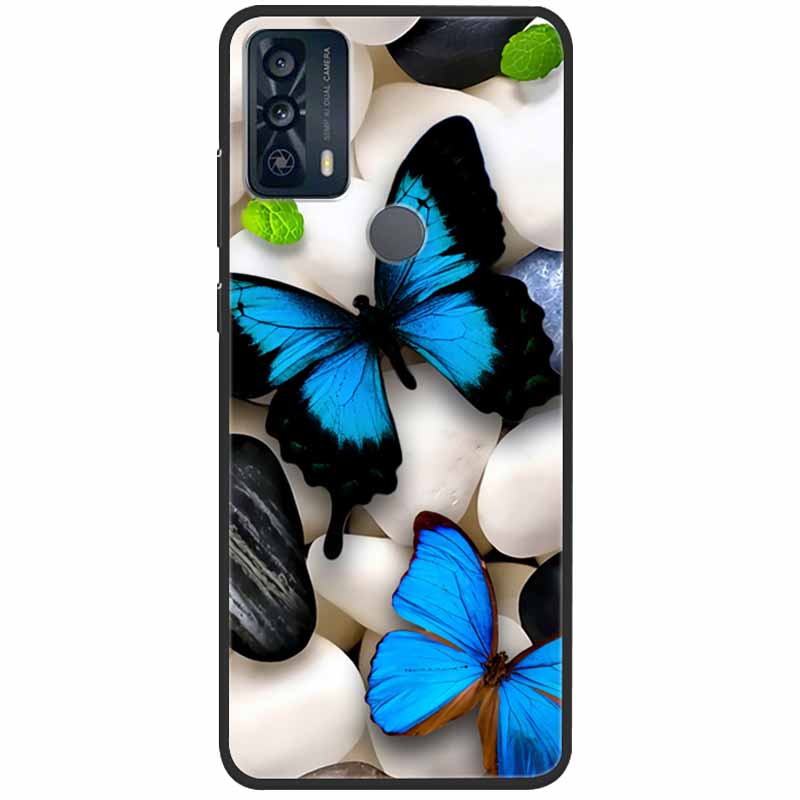 Чехол For TCL 20B Case 6159K Силиконовый Мягкий Модный TPU Чехол для Телефона для TCL 20B Case для TCL 20B 20 B Бампер Защитный TPU Оболочка