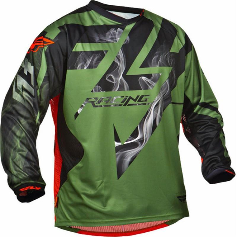 Mens Long Sleeve Mountain Bike Jersey Cycling Apparel Downhill Trail Riding Breathable Quick Dry