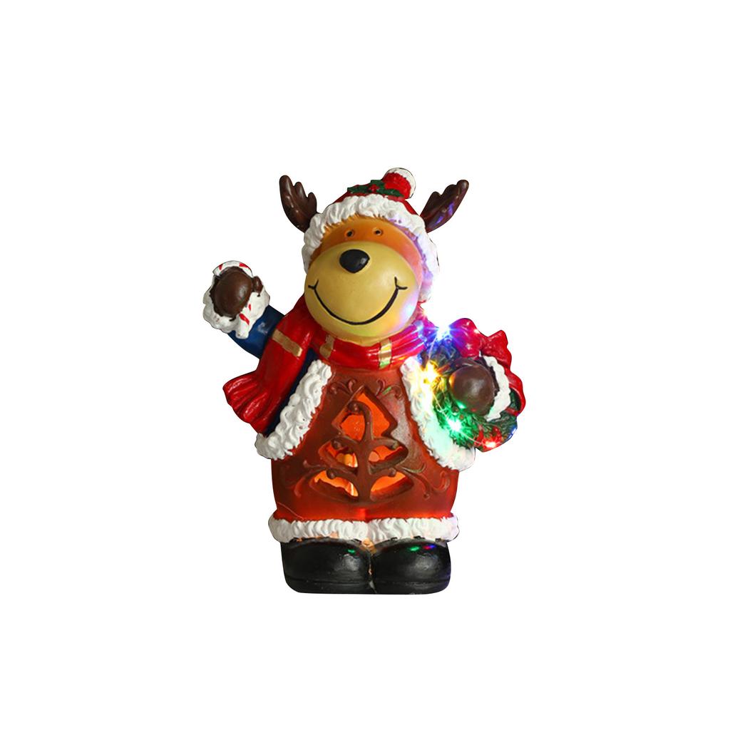 Светящийся пряничный домик с подсветкой - Анимированное рождественское украшение для праздничной экспозиции в помещении