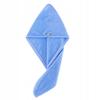 Hair Drying Towel Head Cap Bear Clip Microfiber Pink