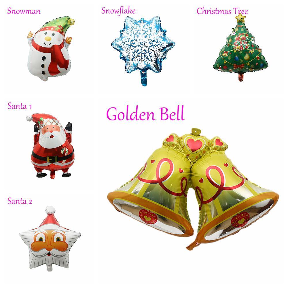 Горячая Распродажа Модный Надувной Гелиевый Детский Игрушечный Декор на День Рождения Фольгированный Шар Санта Клаус Рождество