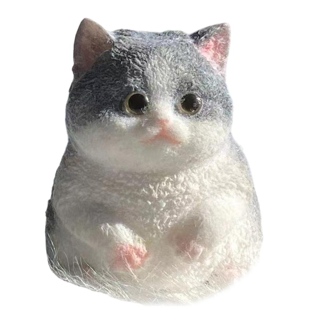 Новинка, розыгрыш, фигурка котенка, сжимающая игрушка, новинку, кляп, настольная игрушка, расслабляющая игрушка для снятия стресса, щипок, котенок