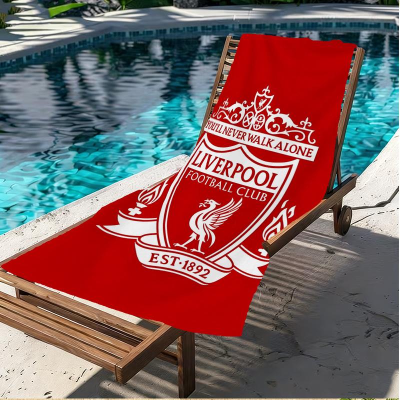 Football team.C Print Beach Towel, Versatile Lightweight Absorbent Beach Towel for Pool Surf Yoga Bathroom, Perfect Birthday Holiday Gift