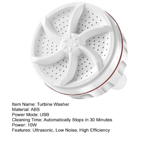 Турбинная стиральная машина USB для путешествий, малошумная стиральная машина с воздушными пузырьками, ультразвуковая вращающаяся машина для носков, нижнего белья, посуды, турбинная стиральная машина