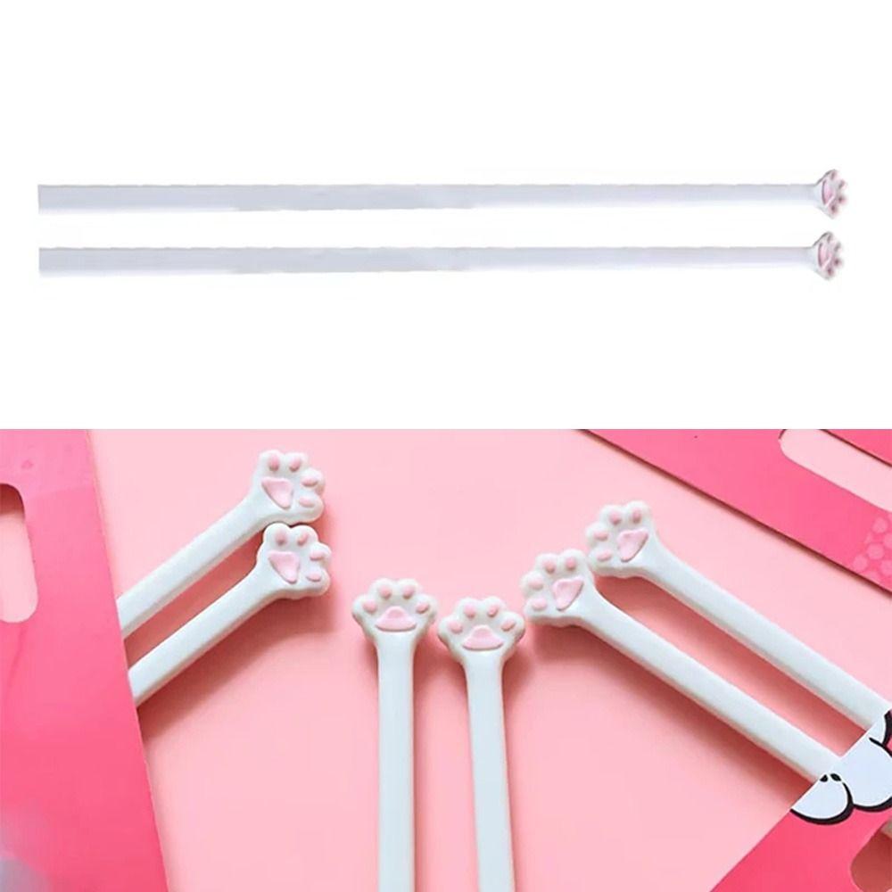 Non-Slip Cat Paw Chopsticks Reusable Pink Paw Food Clip Cute Eating Chopsticks Cooking Tools
