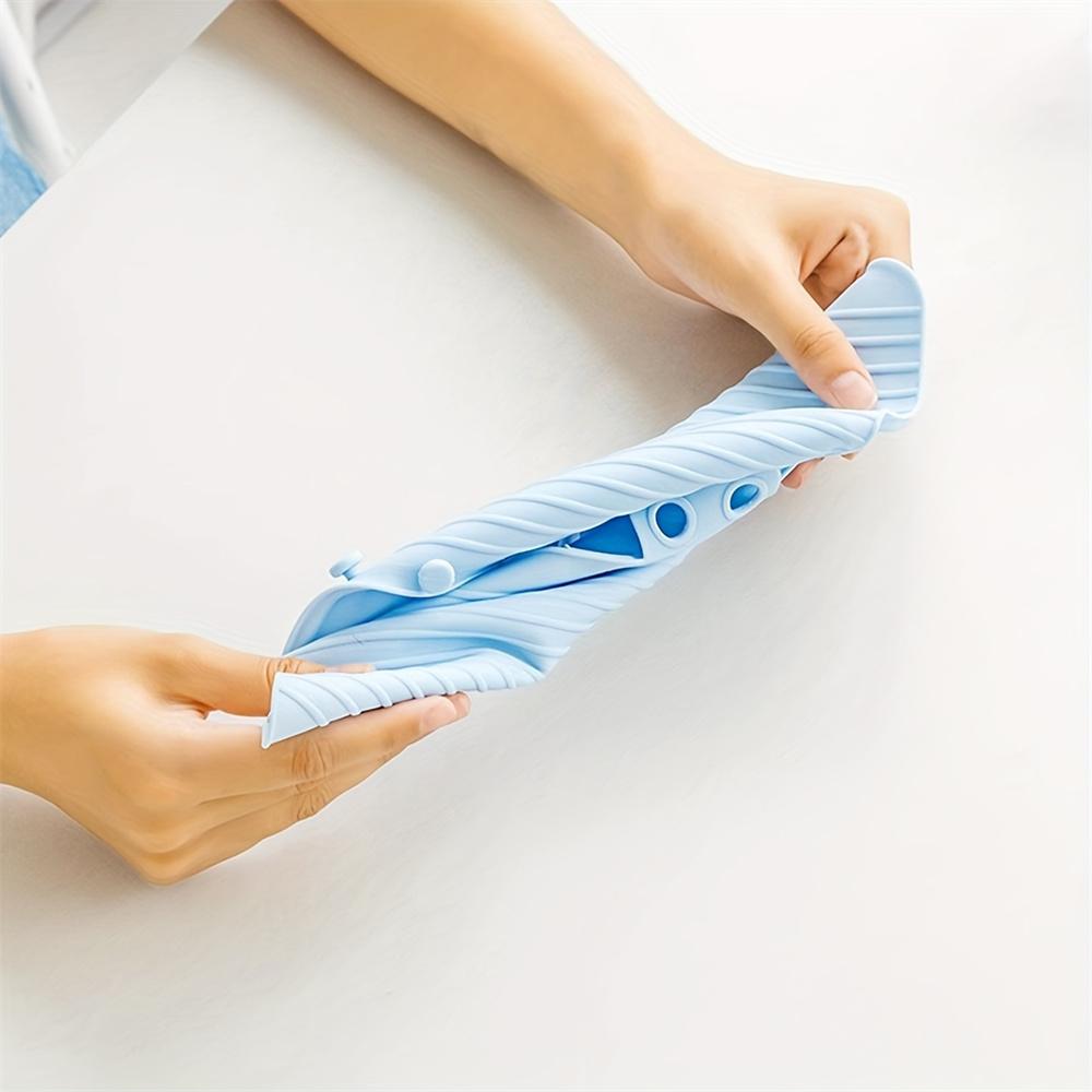 1PC Portable Silicone Curly Iron Storage Bag For Travel And Business Trips Roll Clip Flat Bag Suitable For Women's Outings