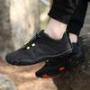 Outdoor Mountaineering Off-road Shoes Breathable Mesh Shoes Hiking Shoes Soft Sole Non-slip Travel Sports Men's Running Shoes
