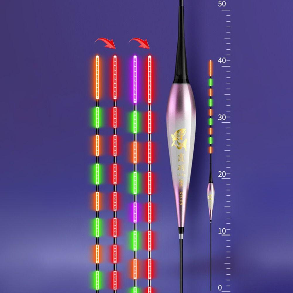 2 шт. Индикатор Электронный рыболовный поплавок Буй Поклевка Скальная рыбалка Поплавки Светящийся поплавок Длинный хвост