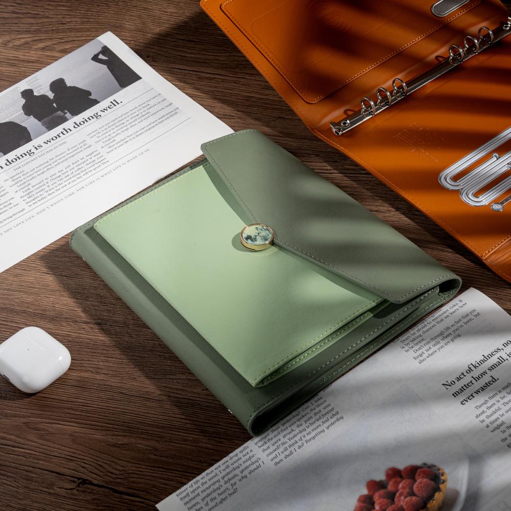 Multifunctional Wireless Charging Loose-Leaf Notebook with USB Drive Notepad
