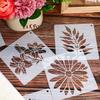 36 шт. Трафареты для DIY-рисования Цветок Растение Птица Пчела Трафареты Деревянные Шаблоны для рисования для поделок Деревянный Декор стен