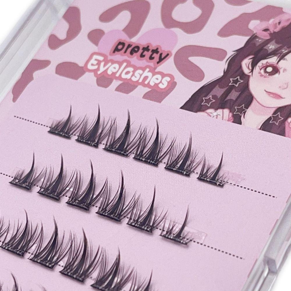 Клей не нужен Самоклеящиеся ресницы Самоклеящиеся предварительно приклеенные ресницы для начинающих