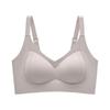 Women Comfortable Seamless Fixed Cup Wireless Gathering Anti Sag Daily Bra