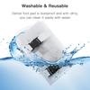 2pcs Dental Chair Foot Cover Pad Clear Protector Sleeve with Elastic Band Waterproof Protector Cover Reusable Clinic Supply