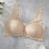 Front Buckle Plus Size Bra Underwear Lace Sexy Push Up Bra No Steel Ring Women's Underwear Bra