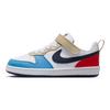Кроссовки Court Borough Low Recraft TD White Thunder Blue Light Crimson Baby Blue-Beyond DV5458-124