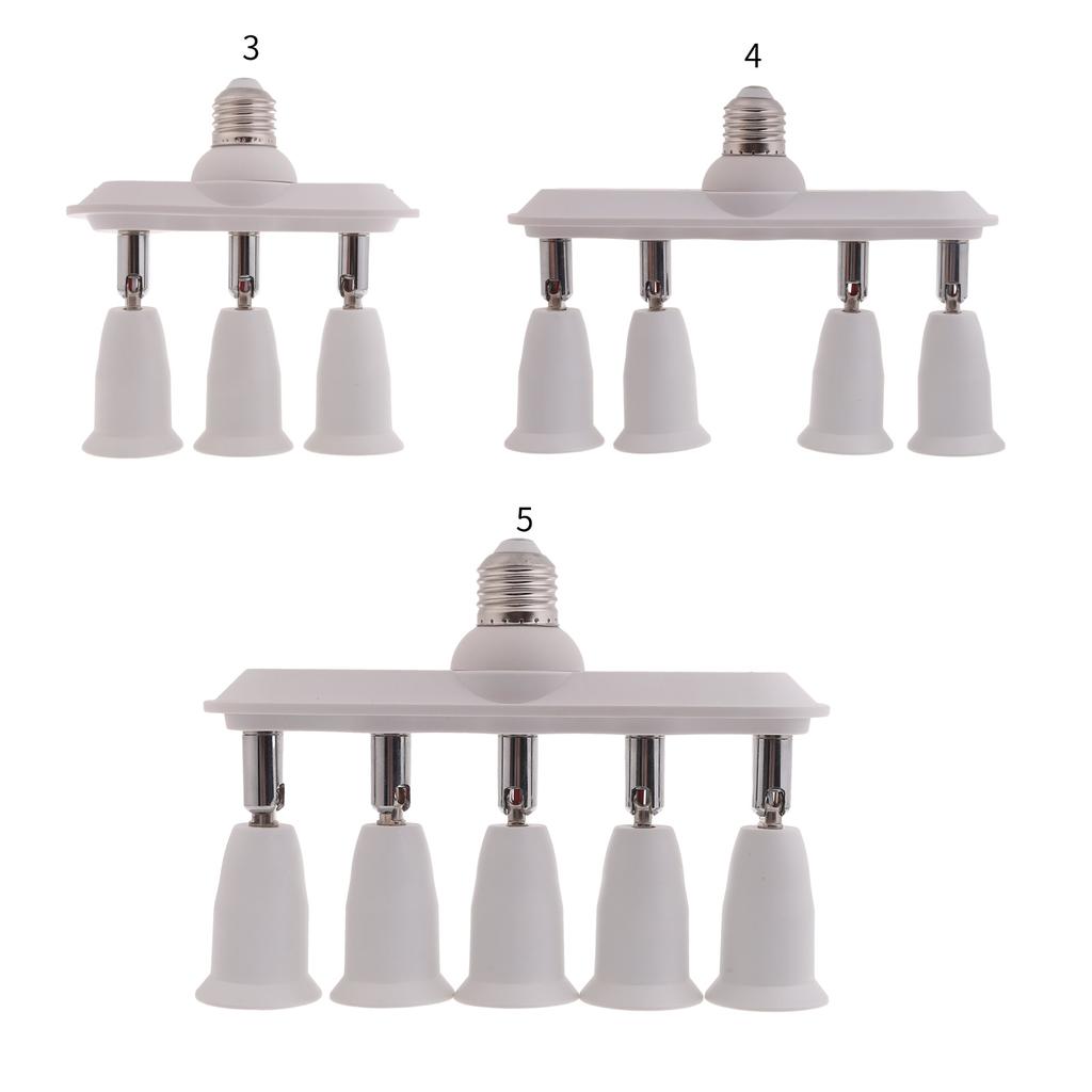3/4/5-в-1 E27 на E27 основание лампы напольная лампа разветвитель патрон адаптер держатель регулируемый удлинитель патрона лампы 110-265 В