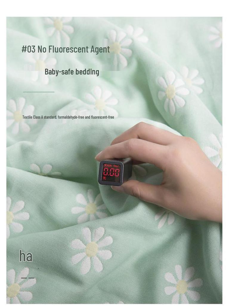 Six-Layer Cotton Gauze Baby Blanket: Swaddle, Bath Towel, or Summer Quilt Cover