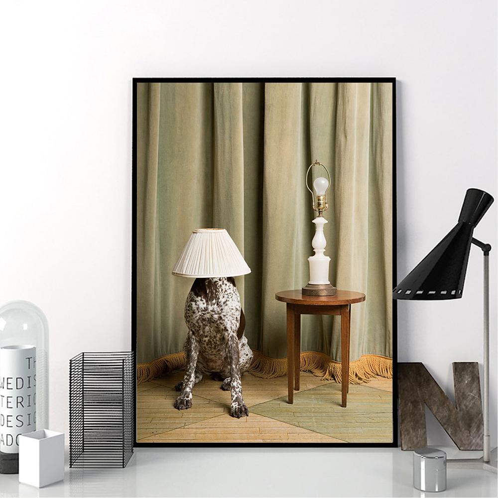 Cozy Lion Poster Hide and Seek Print The Penguin Show Canvas Painting Modern Vintage Animal Wall Art Pictures Kids Home Decor