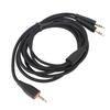 Headset Cable for MMX100 2m Length 3.5mm To Dual 3.5mm Plug PC Headset Replacement Cable Black