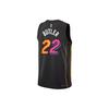 Nike НБА Майами Хит Городская версия Джимми Батлер №22 Dri-FIT Swingman Джерси Черный DB4034-010