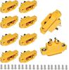 10x XT60E-M Male Connectors for RC Lipo Batteries – High Quality Secure Connection – for Drones, RC Cars – Yellow