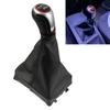 Gear Shift Knob Lever Shifter PU Leather Gaiter Boot Cover For Volkswagen VW Polo 9N 9N2 GTI 2002-2009 Car Accessories Interior Replacement Parts