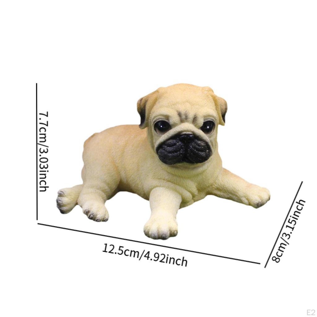 Миниатюрная скульптура собаки для украшения автомобиля и дома