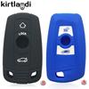 Silicone Key Cover Shell Case for BMW F10 F20 F30 F25 X3 CAS4 Serie 1 3 5 7 F80 X4 F26 Holder 3 Button Remote Key Protection Fob