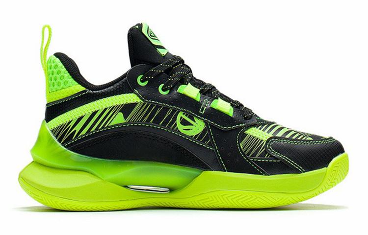 Li Ning ДЕТСКИЕ Авангардные Ling TEAM 2.5 Удобные износостойкие кроссовки для баскетбола средней высоты YKBS050-17