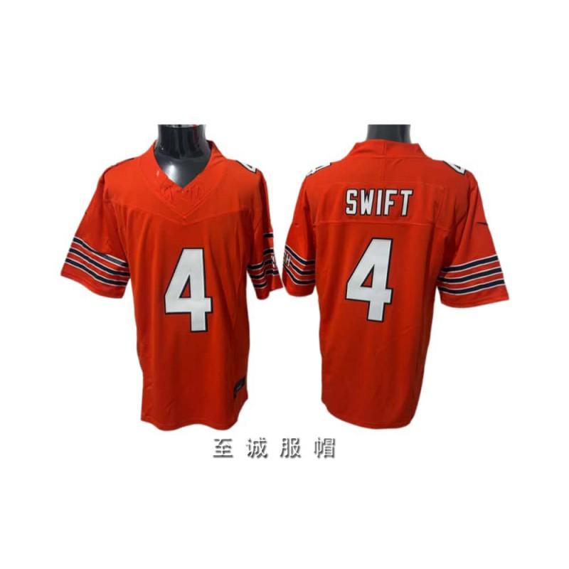 Chicago Bears Vintage Retro Football Jersey Men Embroidered Cotton Blend Sports Fan Apparel
