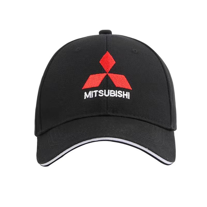 Новая 1 шт. Мужская и женская бейсболка Mitsubishi с вышивкой, летняя спортивная кепка для улицы для Asx Lancer Outlander Pajero Ralliart
