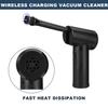 50000RPM Rechargeable Cordless Computer Cleaner Electric High Pressure Air Duster Blower Keyboard Laptop Camera PC Cleaning Tool DC 5V