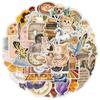 50 Retro Graffiti Stickers Notebooks Palette Case DIY Decorative Stickers Waterproof Creative Children's Girl Stickers