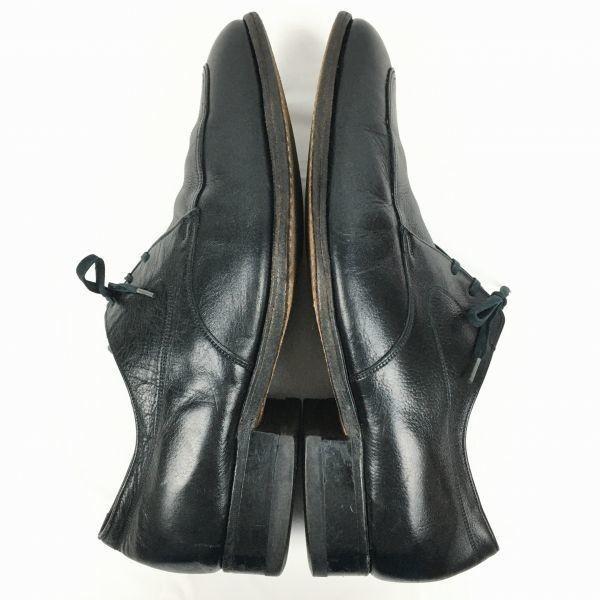 1970s Vintage FLORSHEIM U-Tip Business Shoes Black Wide 9.5EEE 27.5 Men's(USED)