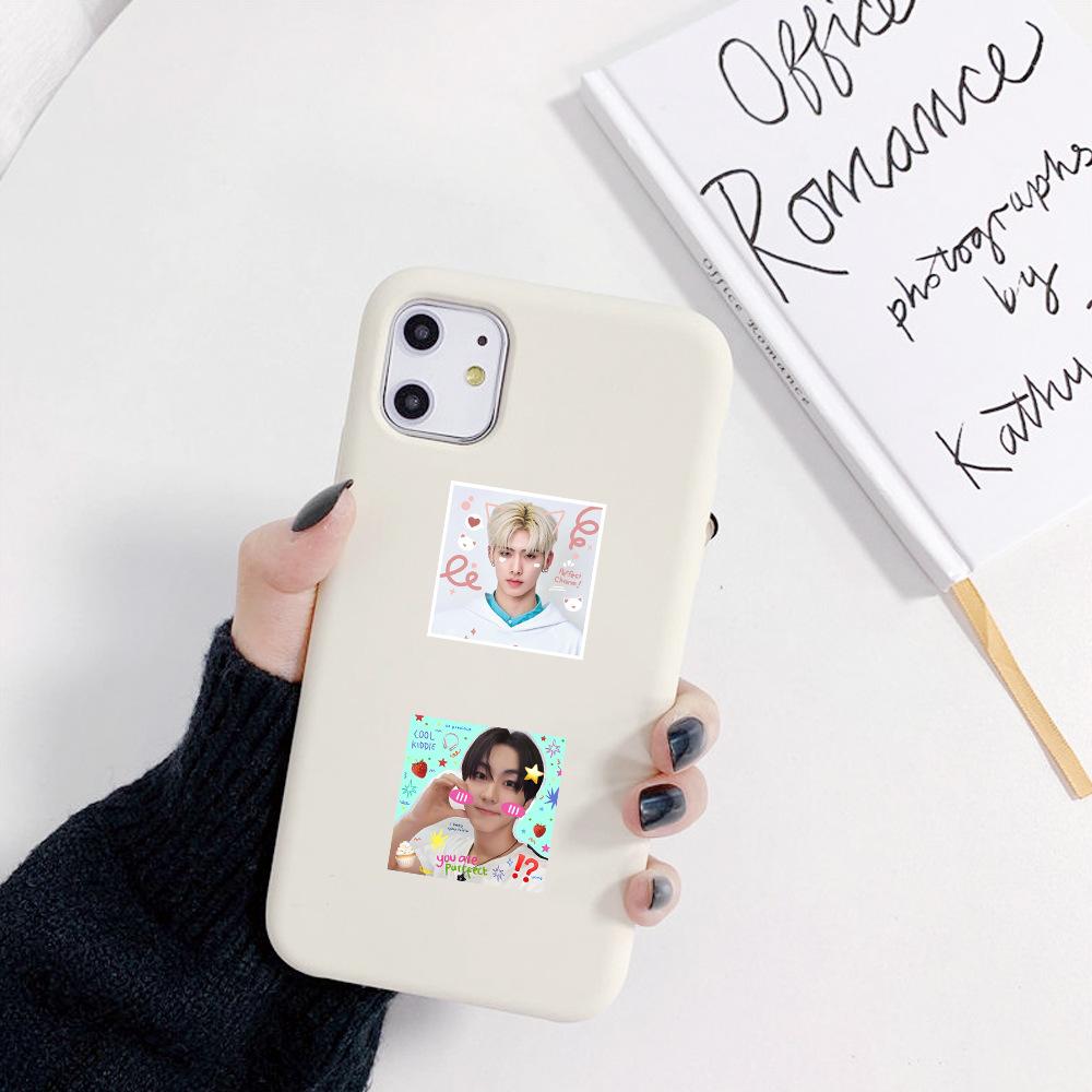 Наклейки Skzoo Idol Roll 500 шт. Клейкие этикетки для DIY Журнала Скрапбукинга Чехла Телефона Декора Polaroid Фанатов