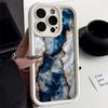 Чехол для iPhone 17 Pro Max 17e 12 Pro Air 16 15 Plus 14 11 13 Чехол для телефона Мраморный узор Матовый