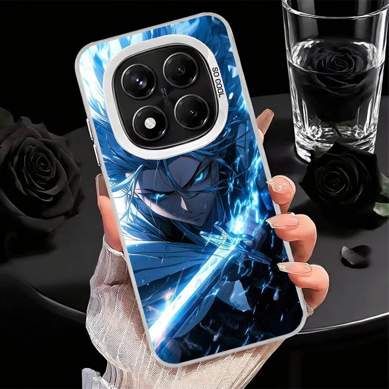 Bleach Hitsugaya Toushirou Soft Phone Case for Xiaomi Redmi Note 13 14 15 Pro Plus 12S 12 11S 11 11T 10S 10 Shockproof Cover Bac