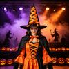 Аксессуары для костюма на Хэллоуин Шляпа ведьмы, Многоразовая остроконечная шляпа волшебника из ткани Оксфорд, Сувенир для праздничной вечеринки, для костюма, Карнавала, Маскарада,