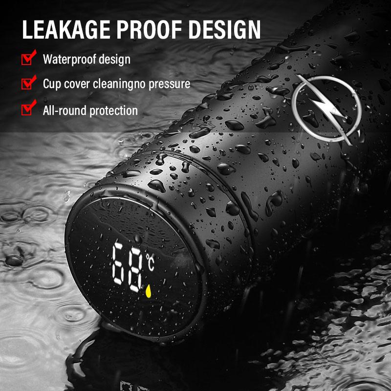 Автомобильный умный термос с дисплеем температуры, кофейная чашка для Opel insignia Astra H G J Antara vectra Vivaro corsa c d zafira b, стайлинг автомобиля