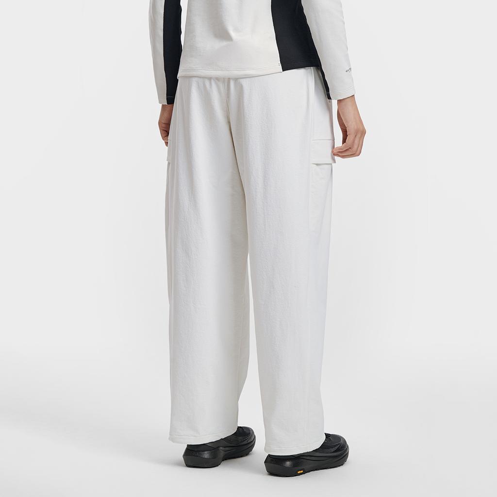 Fila Исследуйте Мода Простой Классический Уличный Карго Удобный Универсальный Тканый Повседневный Брюки Женские брюки Кипенно-белый A11W617810FWT