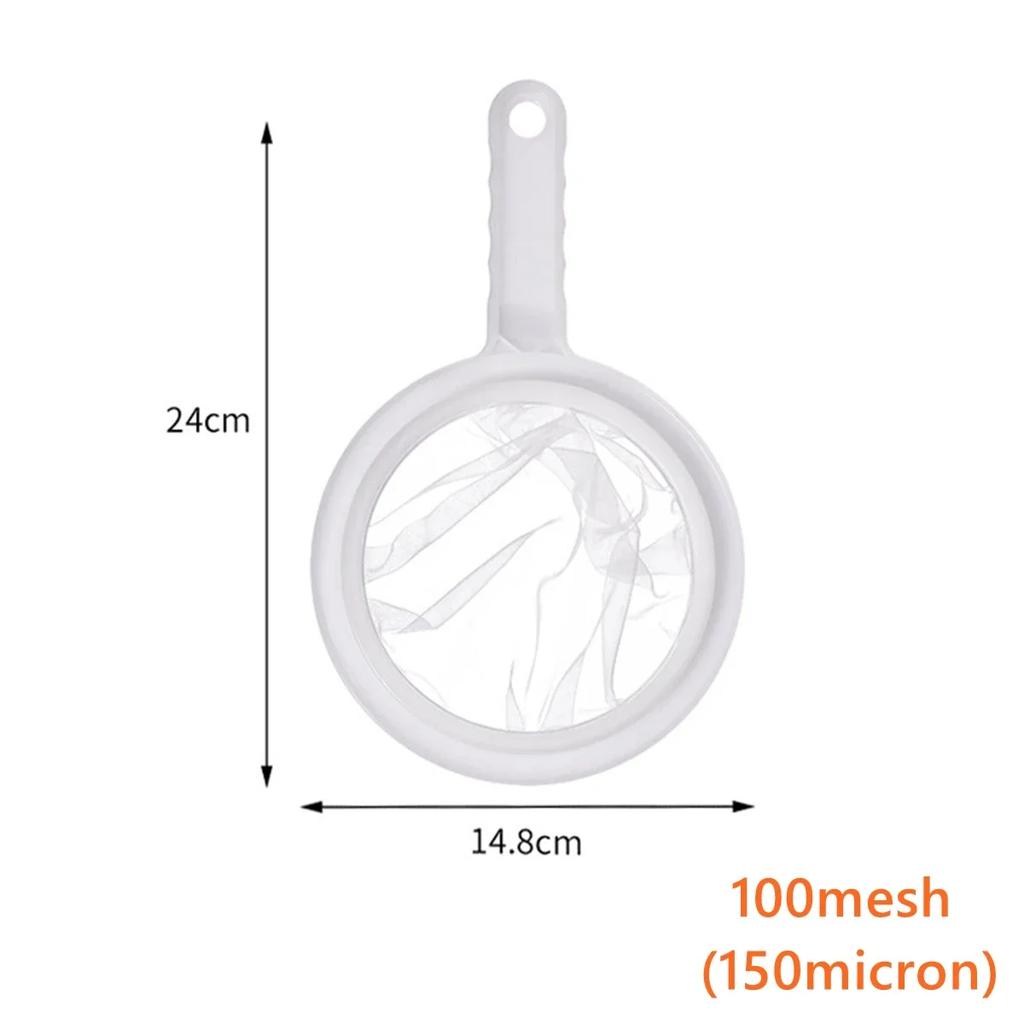 Fine Mesh Strainer Spoon Kitchen Food Strainers Reusable Fine Colander Mesh Sieve Strainer for Juice Soy Milk Coffee Wine Filter