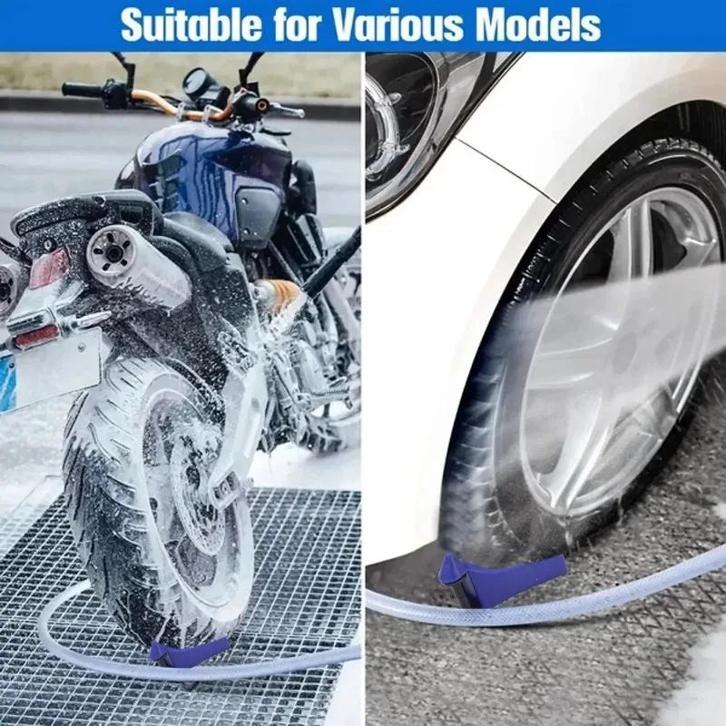 Car Wheel Hose Guide Hose Slide Tire Wedge Universal Car Wash Tool Tire Blocker Multiuse Anti-winder Wire Winder for Washing