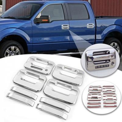 Хромированные накладки на 4 ручки дверей с отверстием под ключ для Ford F150 FX2 FX4 2004-2014