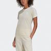 Adidas Originals Set in Sleeve T Shirt Women's Ecru H33573