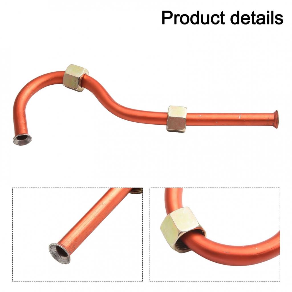 Выхлопная труба воздушного компрессора, алюминиевая труба насоса, резьбовая труба 16x1,5 мм