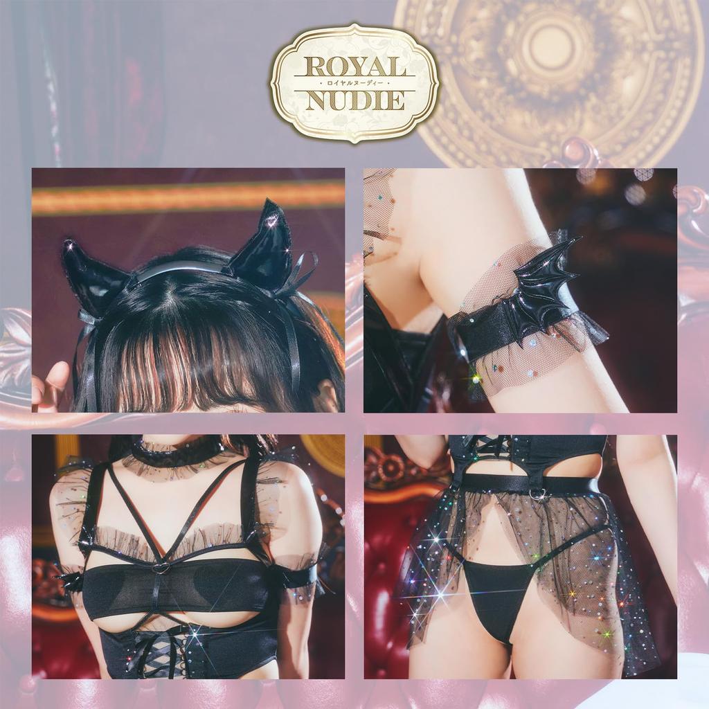 Clearstone Royal Nudie Косплей Хэллоуин Премиум Суккуб Женский Черный