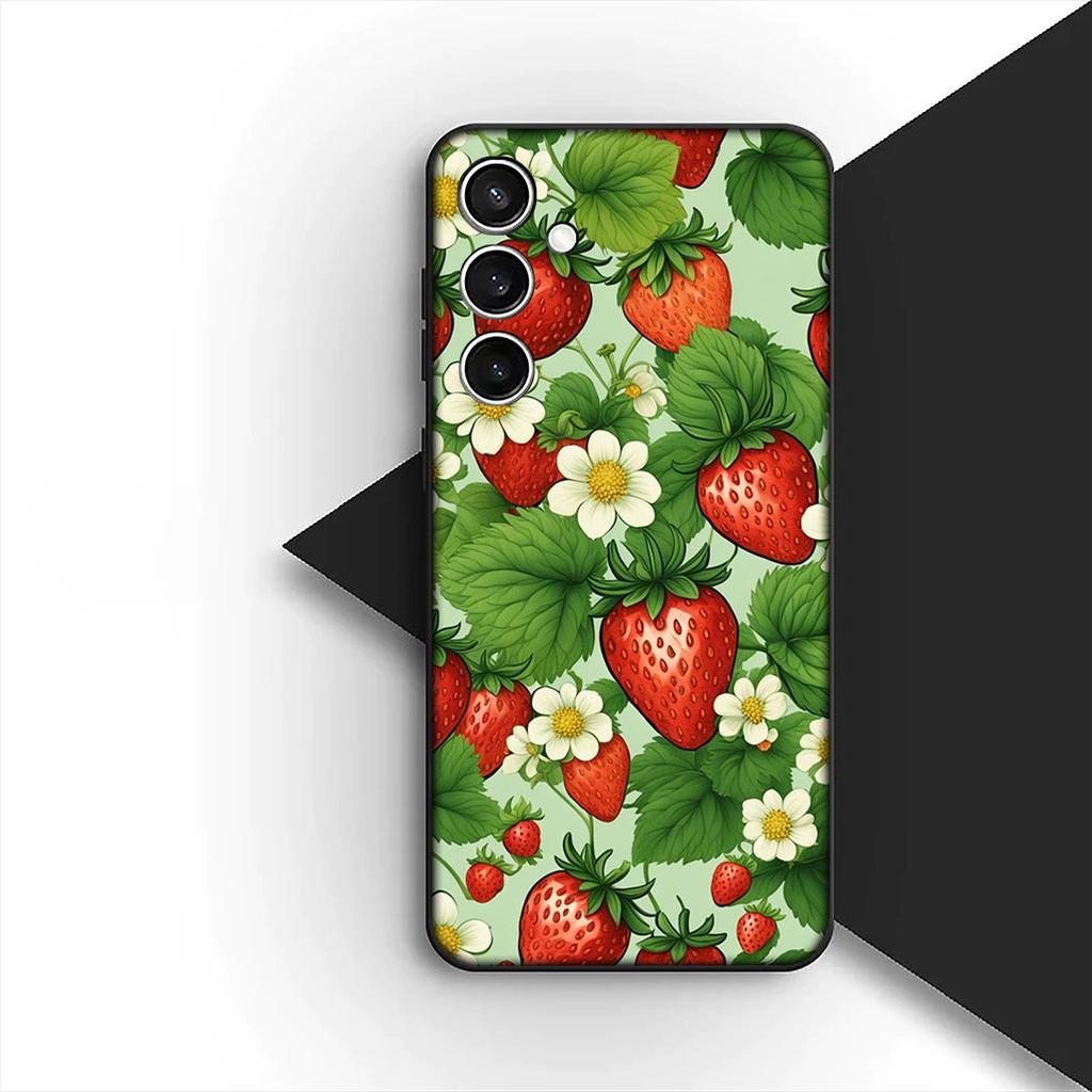Cover for Motorola Moto G86 G57 E14 E15 G14 G34 G67 G84 G24 A54 G15 Power E22 Casing Phone Case Avocado Strawberry fruit Summer
